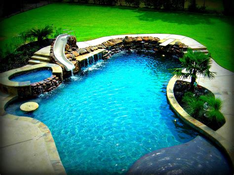 Freeform Swimming Pool Examples By Dallas Fort Worth Swimming Pool Builder Puryear Custom Pools