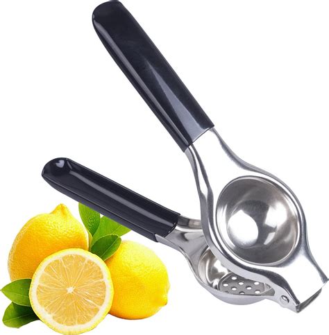 Lemon Squeezer Zwoos Premium Stainless Steel Heavy Duty Lemon Lime Citrus Fruits Orange Juicer