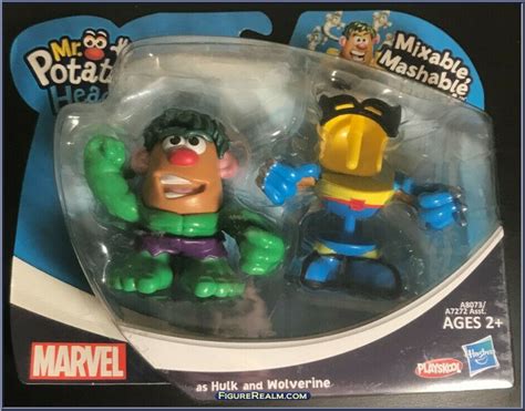 Hulk And Wolverine Mr Potato Head Marvel Mashable Hasbro Action
