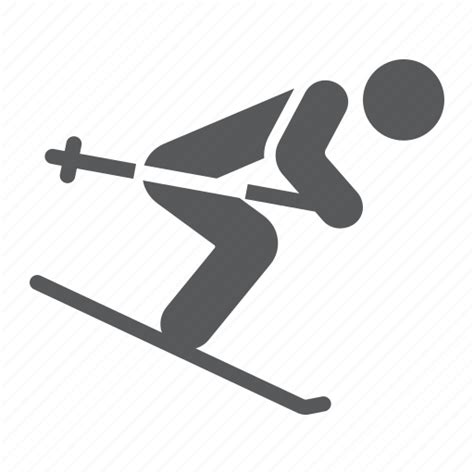 Alpine Game Mountain Skier Skiing Sport Winter Icon Download On Iconfinder