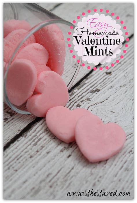 Easy Homemade Valentine Mints