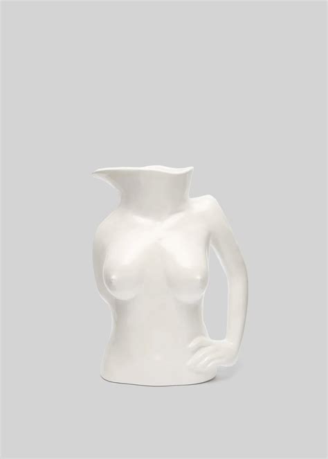 Save Money On Anissa Kermiche Jugs Jug Ceramic Vase White Anissa