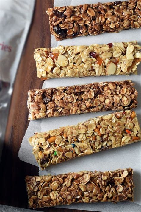 Peanut butter chocolate chip granola. (5 Different) Easy No-Bake Homemade Granola Bars (Belly ...