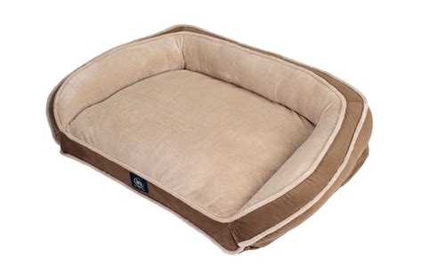 Serta Memory Foam Couch Pet Dog Bed Large Color May Vary Walmart
