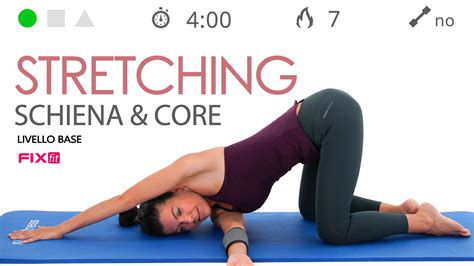 esercizi per la schiena stretching schiena e core
