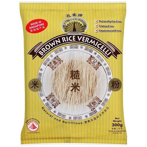 Buy brown rice rice and get the best deals at the lowest prices on ebay! Peacock Brand Brown Rice Vermicelli/Bee Hoon - 300g (3-In ...