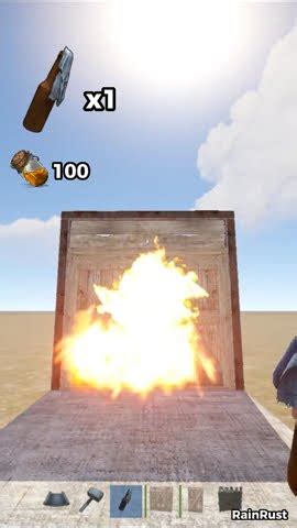 How Many Molotov Are Needed To Destroy Doors Shorts Rust Rustraid