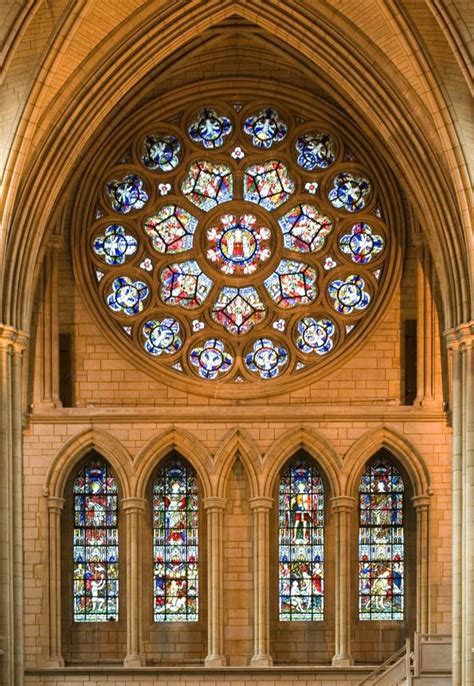 Rose Window Truro Cathedral Images Of Cornwall Truro Cathedral