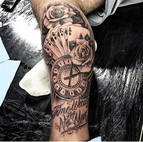 Timely and prompt action can gain a lot. time waits for no.man | Tattoos