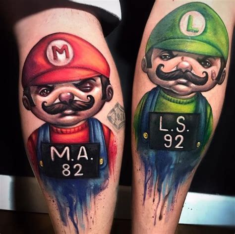 Mario And Luigi Tattoo