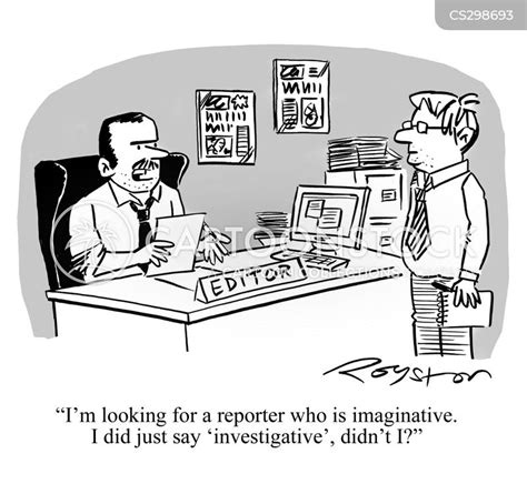 Concept business illustration, newspaper, news reporter. Gutter Press Cartoons and Comics - funny pictures from CartoonStock