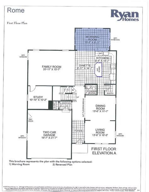 Ryan Homes Floor Plans Milan Review Home Co