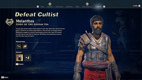 Assassin S Creed Odyssey Defeat Cultist Melanthos Gods Of The