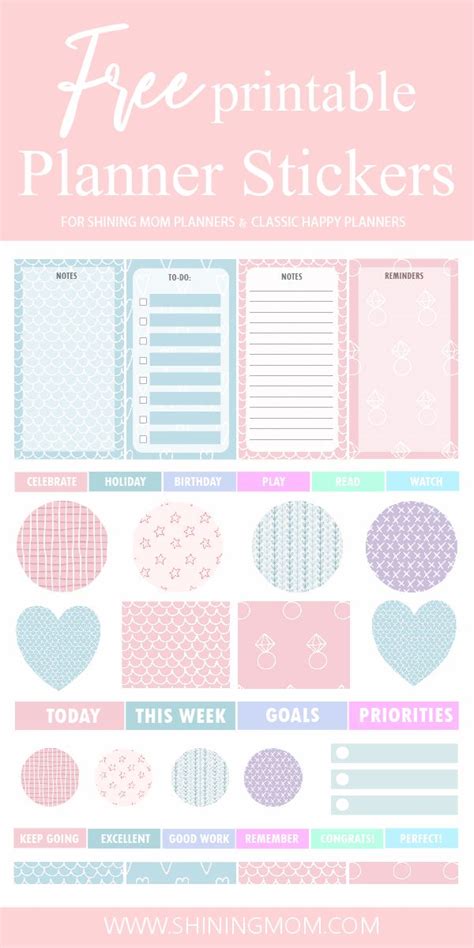 Free Printable Planner Stickers In Cute Patterns Free Printable