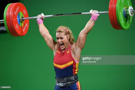 Spains Lidia Valentin Perez Competes During The Womens