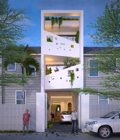 50 Narrow Lot Houses That Transform A Skinny Exterior Into Something