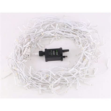 360 Warm White And White Twinkling Led Icicle Lights With Timer 852m
