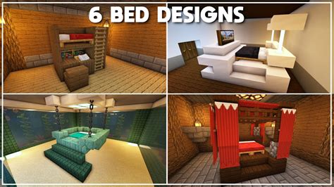 Maybe you would like to learn more about one of these? Minecraft: 6 Unique Bed Designs Tutorial 2020 - YouTube