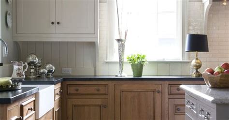 I did wax the lower cabinets three or more times but only did one on the upper cabinets. Just the wood and white cabinets! stained lower cabinets ...