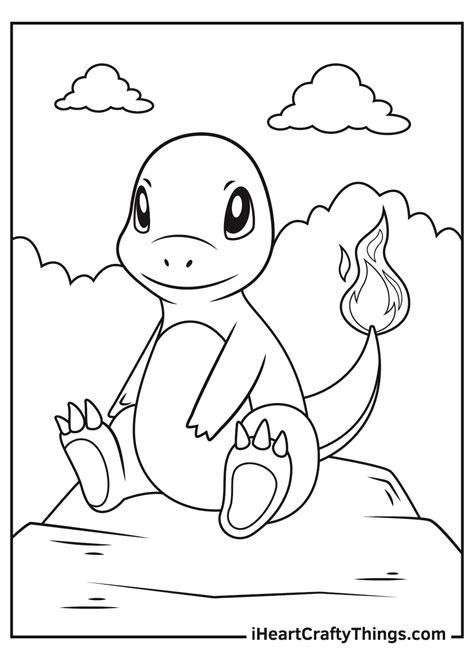 Pikachu And Charmander Coloring Pages Coloring Pages