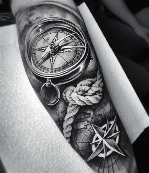 Top Compass Tattoo On Hand Super Hot Thtantai
