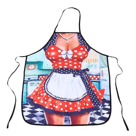 Buy 3d Funny Apron Aprons Kitchen Women Sexy Protection Baking Funny Polyester