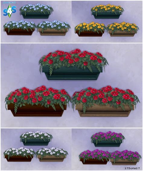 Flower Boxes Sims 4 Blog Flower Boxes Sims 4