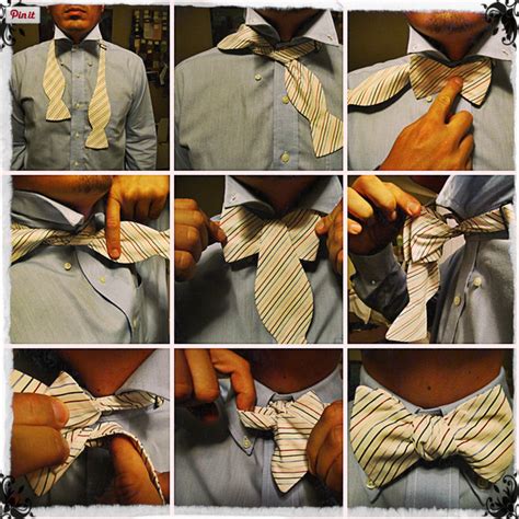 How To Tie A Bow Tie How To Minute Bow Tie Instructions Bow Tie