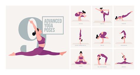 Advanced Yoga Poses Young Woman Practicing Yoga Pose Woman Workout