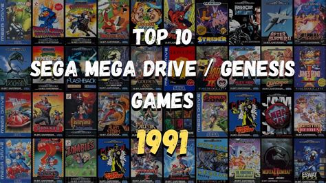 Top Sega Mega Drive Genesis Games Youtube
