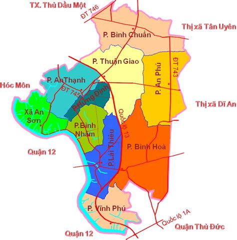 Bản đồ Quy Hoạch Thị Xã Thuận An Bình Dương Mua Bán Đất Mỹ Phước 3 4