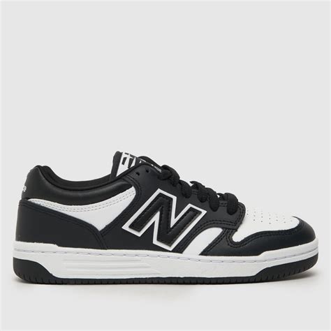 New Balance 480 Trainers In Black And White Trainerspotter