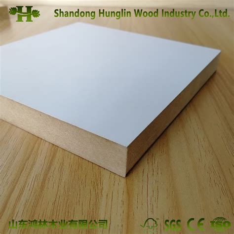 18mm White Melamine Faced Mdf For Furniture China Board And Mdf