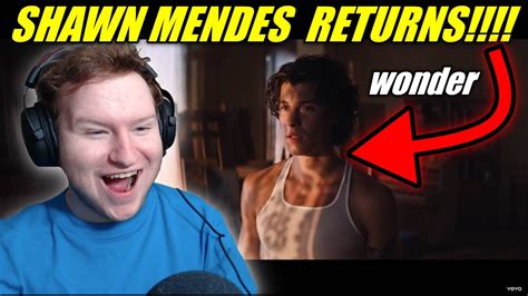 Shawn Mendes Intro Wonder Trailer Reaction Youtube