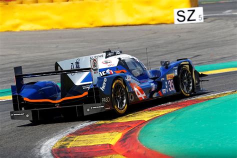 Fia Wec à Spa Francorchamps Alpine Vainqueur En Lmp2