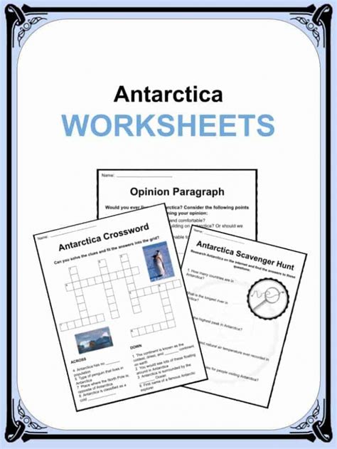 Antarctica Coloring Page Worksheets | 99Worksheets