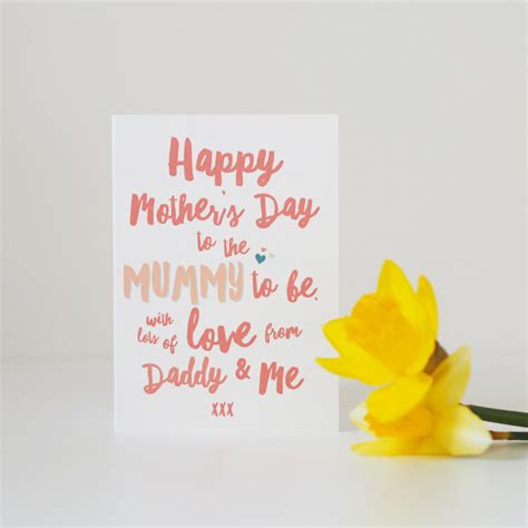 Mummy To Be Mothers Day Card First Mothers Day Card Mummy To Be Sweetlove Press