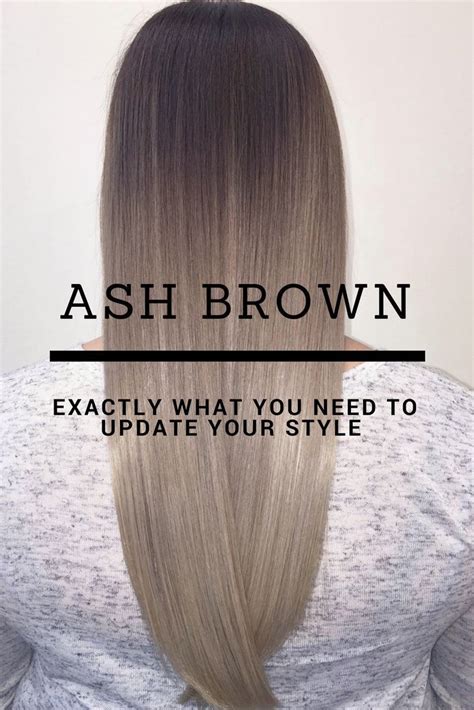 Cool Ash Brown Hair Color 10 Biggest Springsummer 2020 Hair Color
