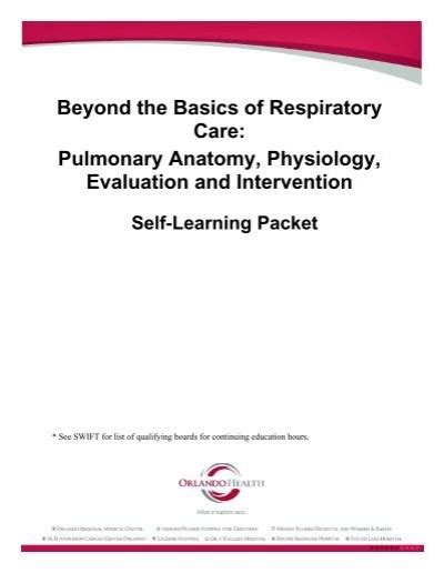 Beyond The Basics Of Respiratory Care Pulmonary Orlando Health