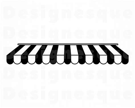 Striped Awnings 2 Svg Store Svg Shop Svg Awnings Clipart Etsy