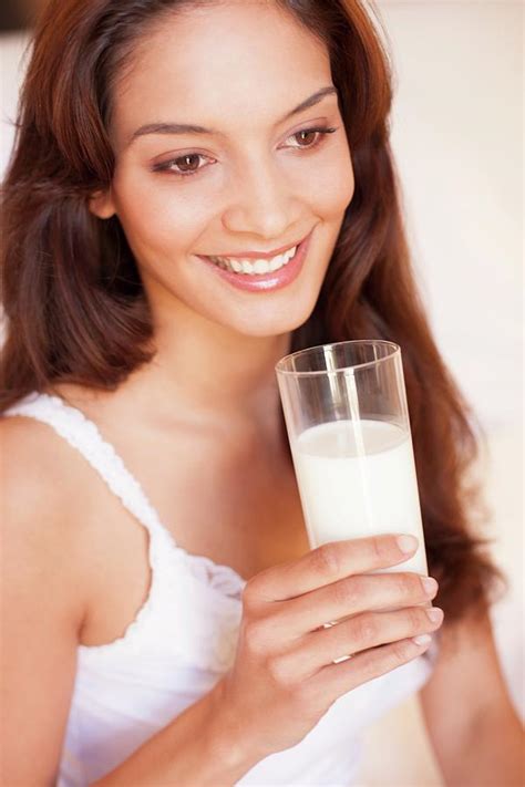 Woman Drinking Milk Photograph By Ian Hootonscience Photo Library Pixels