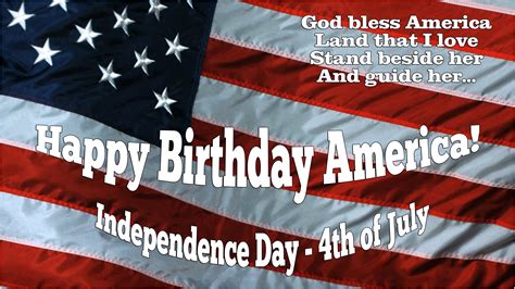 Happy Birthday America Independence Day July 4th Adr
