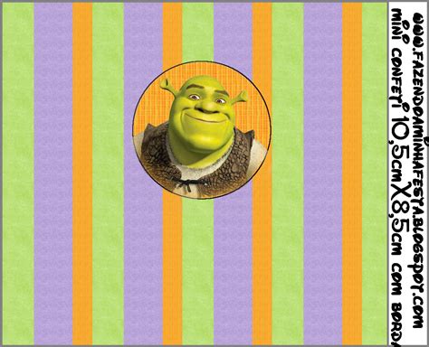 Imprimibles De Shrek 5 Ideas Y Material Gratis Para Fiestas Y