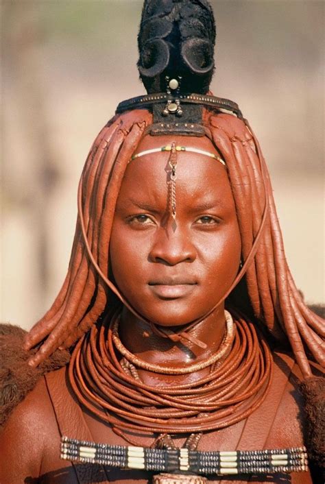 Himba Women Cover Their Whole Body And Hair With Red Ochre Otjize At Least Every 2 Or 3 Days