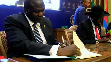 South Sudan Rivals Sign Peace Deal To End War