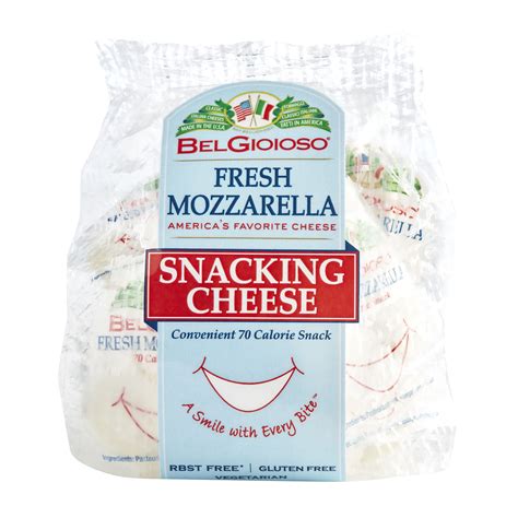Belgioioso Fresh Mozzarella Snacking Cheese 1 Oz 6 Count