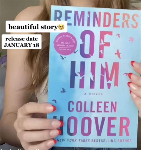 Reminders Of Him By Colleen Hoover In 2022 Bestselling Author