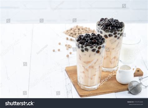 Bubble Milk Tea Tapioca Pearl Topping Stock Photo 1772751695 Shutterstock