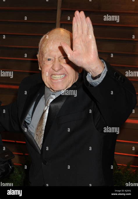 West Hollywood Ca March 02 Mickey Rooney Attends The 2014 Vanity