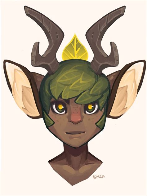 Artstation Faun Doodle Becca Hallstedt Character Design Character